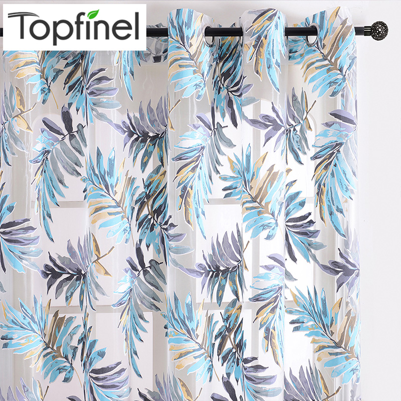Topfinel Blue Tropical Leaves Print Sheer Curtains for Living Room Window Curtain Bedroom Kitchen Tulle Curtains Room Divider, Brown
Topfinel Blue Tropical Leaves Print Sheer Curtains for Living Room Window Curtain Bedroom Kitchen Tulle Curtains Room Divider, Brown