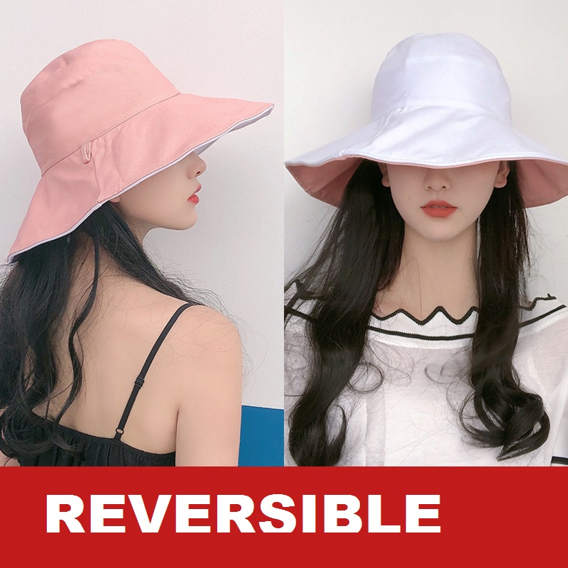 Women Bucket Hat Fashion Cotton Reversible 2 Side Wear Bob Hat Chapeau Panama Fishermen Cap Visor Hats gorro pescador Beach, Black
Women Bucket Hat Fashion Cotton Reversible 2 Side Wear Bob Hat Chapeau Panama Fishermen Cap Visor Hats gorro pescador Beach, Black