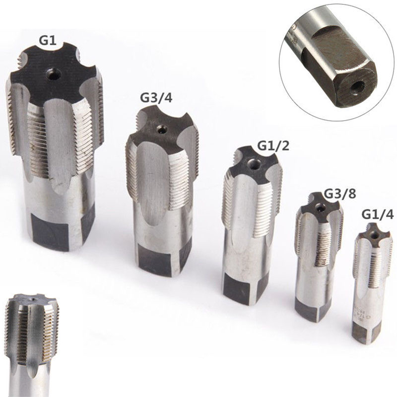 G1/8 1/4 3/8 1/2 3/4 1 HSS Taper Pipe Tap Metal Screw Thread Cutting Tools for tapping machines, hand drills
G1/8 1/4 3/8 1/2 3/4 1 HSS Taper Pipe Tap Metal Screw Thread Cutting Tools for tapping machines, hand drills