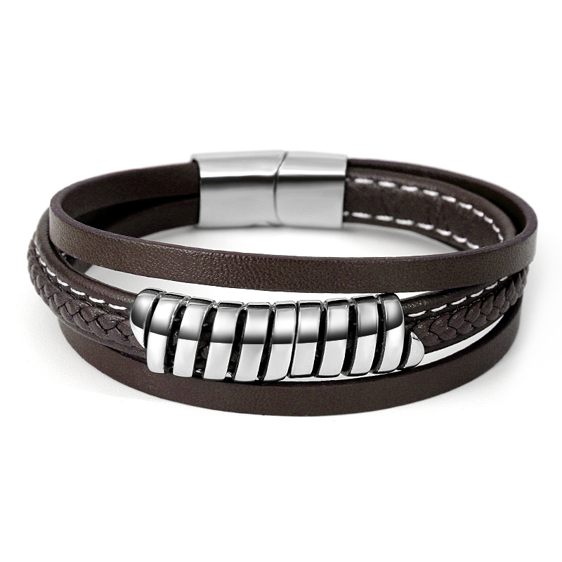 New Fashion Classic Leather Bracelet Men Luxury Multilayer Braied Rope Wrap Bracelet For Men Clasp Wristband Handmade Jewelry
New Fashion Classic Leather Bracelet Men Luxury Multilayer Braied Rope Wrap Bracelet For Men Clasp Wristband Handmade Jewelry