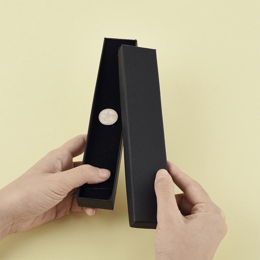 pandahall 12pcs Cardboard Jewelry Box for Necklace Bracelets Rectangle Tan Black Sienna FireBrick SteelBlue OliveDrab 21x4x2cm T200917