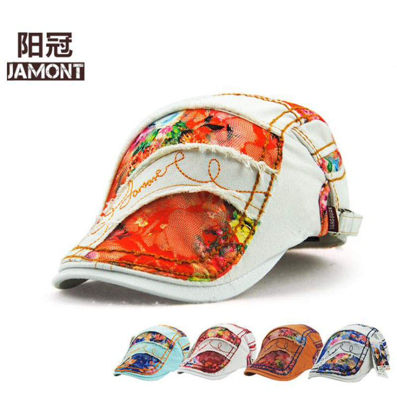 JAMONT women vintage floral lace summer berets flatcap lady casual duckbill flat cap female visor gorras sun hat newsboy bone, As shown
JAMONT women vintage floral lace summer berets flatcap lady casual duckbill flat cap female visor gorras sun hat newsboy bone, As shown