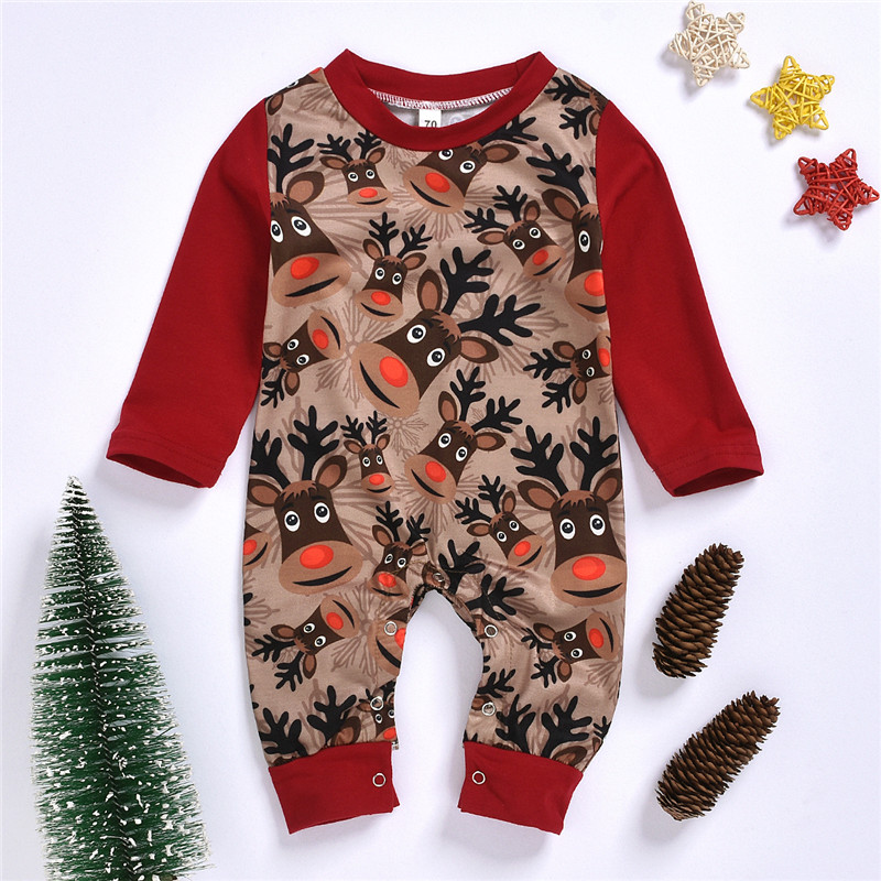 Toddler Spring And Autumn Clothes 2020 Fashion Newborn Baby Clothes Boys Girls Christmas Jumpsuits Popular Baby Reindeer Romper One Piece, As shown 
Toddler Spring And Autumn Clothes 2020 Fashion Newborn Baby Clothes Boys Girls Christmas Jumpsuits Popular Baby Reindeer Romper One Piece, As shown