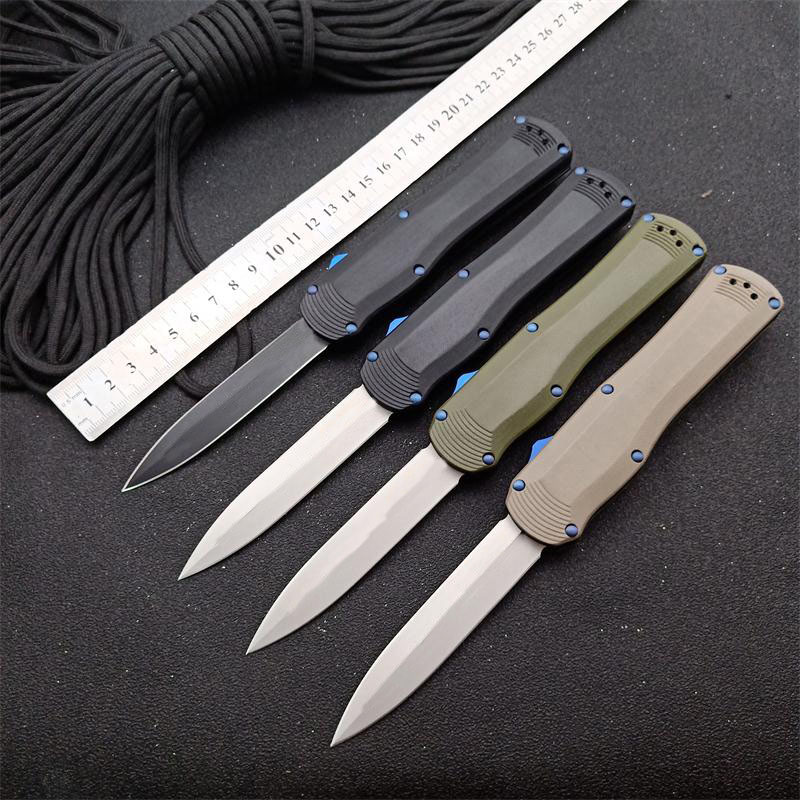 1Pcs New Butterfly 4600 Auto Tactical Knife S30V Double Ation Titanium Coated Blade G10 Handle EDC Pocket Knives With Nylon Sheath
1Pcs New Butterfly 4600 Auto Tactical Knife S30V Double Ation Titanium Coated Blade G10 Handle EDC Pocket Knives With Nylon Sheath