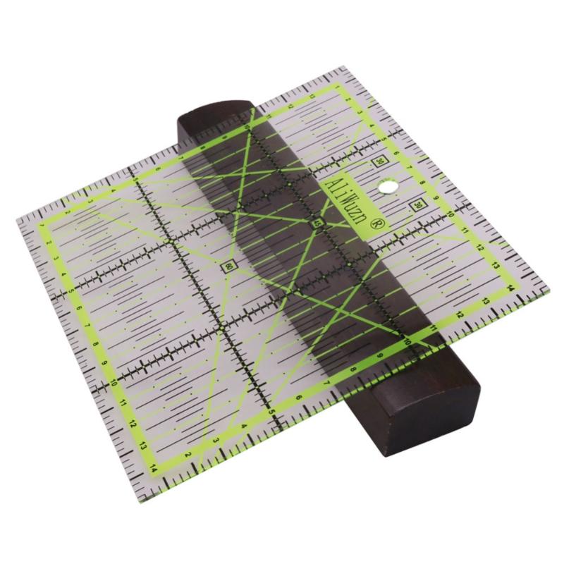 1 Pcs DIY Hand Too Patchwork Ruler Home Garden Arts Crafts Sewing Needle Arts Craft Sewing Tools Accessory 15 * 15*0.2cm
1 Pcs DIY Hand Too Patchwork Ruler Home Garden Arts Crafts Sewing Needle Arts Craft Sewing Tools Accessory 15 * 15*0.2cm