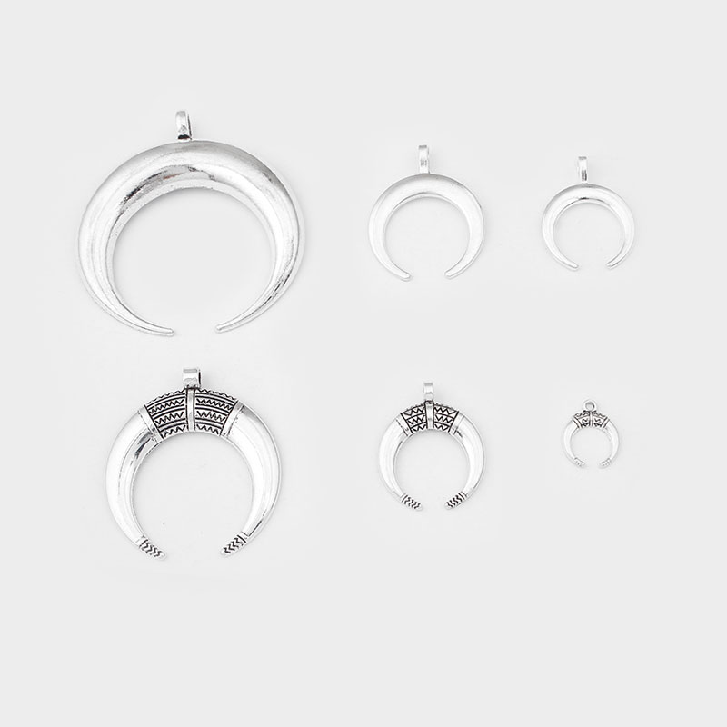 1Pack Antique Silver Color Ox Horn Crescent Half Moon Charms Pendants For Bracelets Necklaces DIY Jewelry Making Findings
1Pack Antique Silver Color Ox Horn Crescent Half Moon Charms Pendants For Bracelets Necklaces DIY Jewelry Making Findings