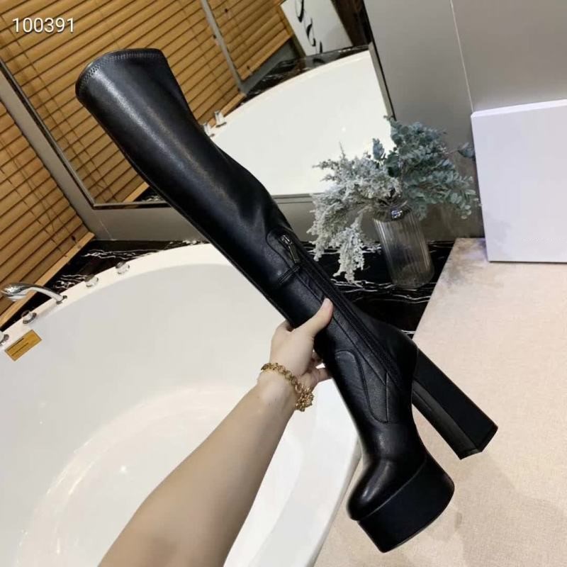 Over-the-knee Boots for Women Thick High Heel Waterproof Platform Elastic Female Boots Zipper High quality 2020 New Fashion Show, As picture
Over-the-knee Boots for Women Thick High Heel Waterproof Platform Elastic Female Boots Zipper High quality 2020 New Fashion Show, As picture