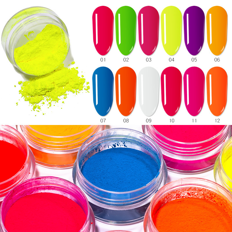 1 Box Neon Pigment Powder Nail Fluorescence Nail Glitter Dust Summer Ombre Paillettes DIY Art Manicure Decorations
1 Box Neon Pigment Powder Nail Fluorescence Nail Glitter Dust Summer Ombre Paillettes DIY Art Manicure Decorations
