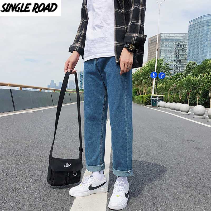 SingleRoad Mens Jeans Men 2020 Oversized Wide Leg Korean Style Denim Pants Harajuku Japanese Streetwear Fashion Jeans For Men, Blue jeans men
SingleRoad Mens Jeans Men 2020 Oversized Wide Leg Korean Style Denim Pants Harajuku Japanese Streetwear Fashion Jeans For Men, Blue jeans men