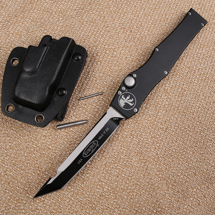 27CM long automatic knives Benchmade knife t6061 handle CNC VG10 steel OUT pocket knife BM3300 Camping tactical Survival Hunting knife
27CM long automatic knives Benchmade knife t6061 handle CNC VG10 steel OUT pocket knife BM3300 Camping tactical Survival Hunting knife