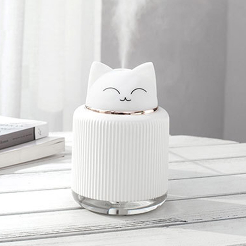 Cute Cartoon Cat Large Capacity Portable Desktop Air Humidifier USB Mist Maker Aroma Essential Oil Diffuser for Home Car
Cute Cartoon Cat Large Capacity Portable Desktop Air Humidifier USB Mist Maker Aroma Essential Oil Diffuser for Home Car