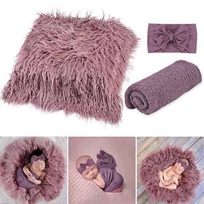 3pcs Boys Girls Stretch Baby Photo Props Set Warm Shower Gift Soft DIY Newborn Photography Mat Washable Reusable Headband, Purple
3pcs Boys Girls Stretch Baby Photo Props Set Warm Shower Gift Soft DIY Newborn Photography Mat Washable Reusable Headband, Purple