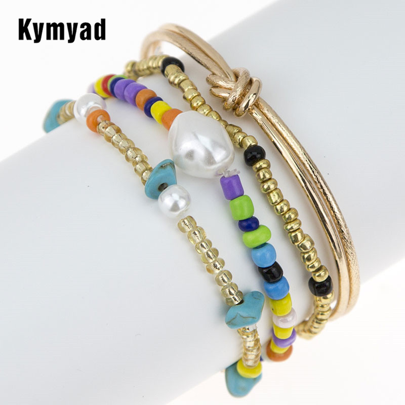 Kymyad (4pcs/set ) Multilayer Bohemia Bracelet Beads Bracelets For Women Bijoux Simulated Pearl Charm Bracelet Femme Jewelry
Kymyad (4pcs/set ) Multilayer Bohemia Bracelet Beads Bracelets For Women Bijoux Simulated Pearl Charm Bracelet Femme Jewelry