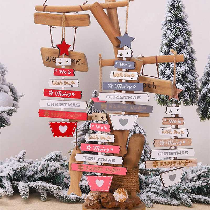 Wooden Merry Christmas Hanging Pendant Xmas Tree Ornaments Gift Christmas Decorations for Home Navidad 2020 Happy New Year 2021
Wooden Merry Christmas Hanging Pendant Xmas Tree Ornaments Gift Christmas Decorations for Home Navidad 2020 Happy New Year 2021