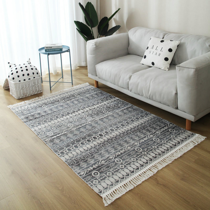 Nordic Cotton Woven Living Room Carpet Tassels Retro Bedroom Rug Modern Morocco Carpets Sofa Coffee Table Mat Runner Kitchen Mat
Nordic Cotton Woven Living Room Carpet Tassels Retro Bedroom Rug Modern Morocco Carpets Sofa Coffee Table Mat Runner Kitchen Mat