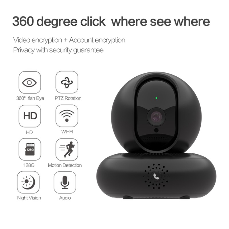 360 Degree PTZ Rotation Wifi Camera Webcam Home Intercom Mini Baby Monitor HD CCTV Camera Internet Network Video EC67
360 Degree PTZ Rotation Wifi Camera Webcam Home Intercom Mini Baby Monitor HD CCTV Camera Internet Network Video EC67