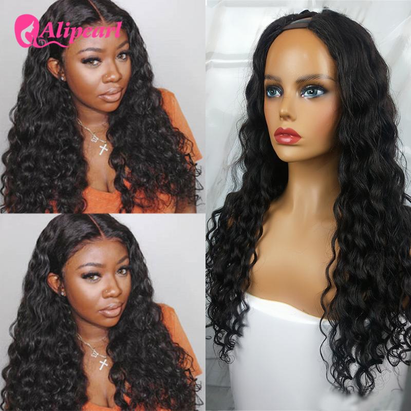 U Part Wig Loose Deep Wave Brazilian Human Hair Wig For Black Women 180 250 Density Remy Hair Glueless U Shape AliPearl, As pic
U Part Wig Loose Deep Wave Brazilian Human Hair Wig For Black Women 180 250 Density Remy Hair Glueless U Shape AliPearl, As pic