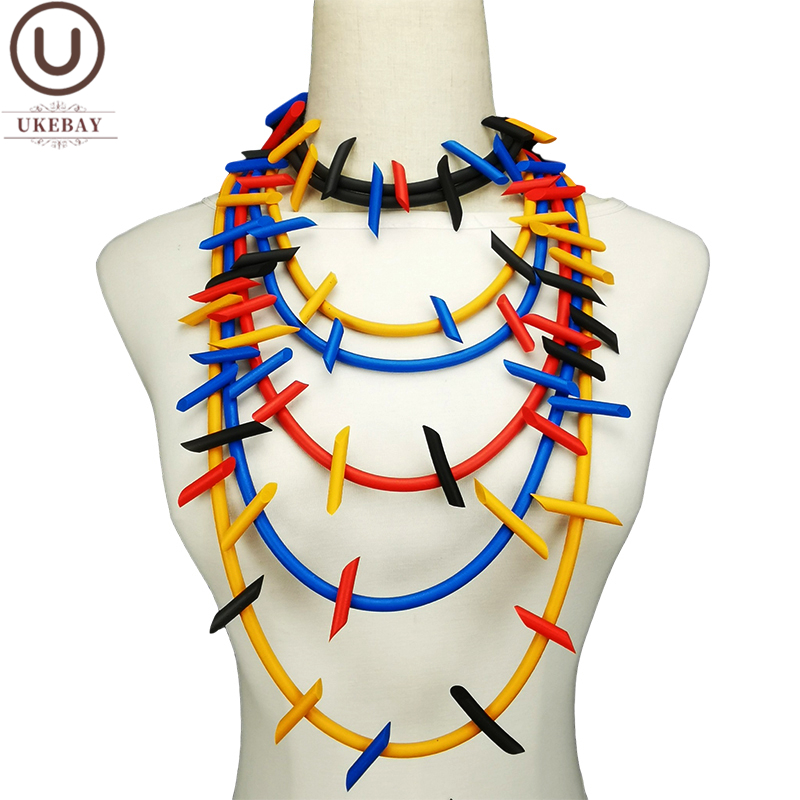 UKEBAY New Necklace Multicolor Choker Necklaces Women Gothic Sweater Chain Handmade Rubber Jewelry Party Accessories Necklace
UKEBAY New Necklace Multicolor Choker Necklaces Women Gothic Sweater Chain Handmade Rubber Jewelry Party Accessories Necklace