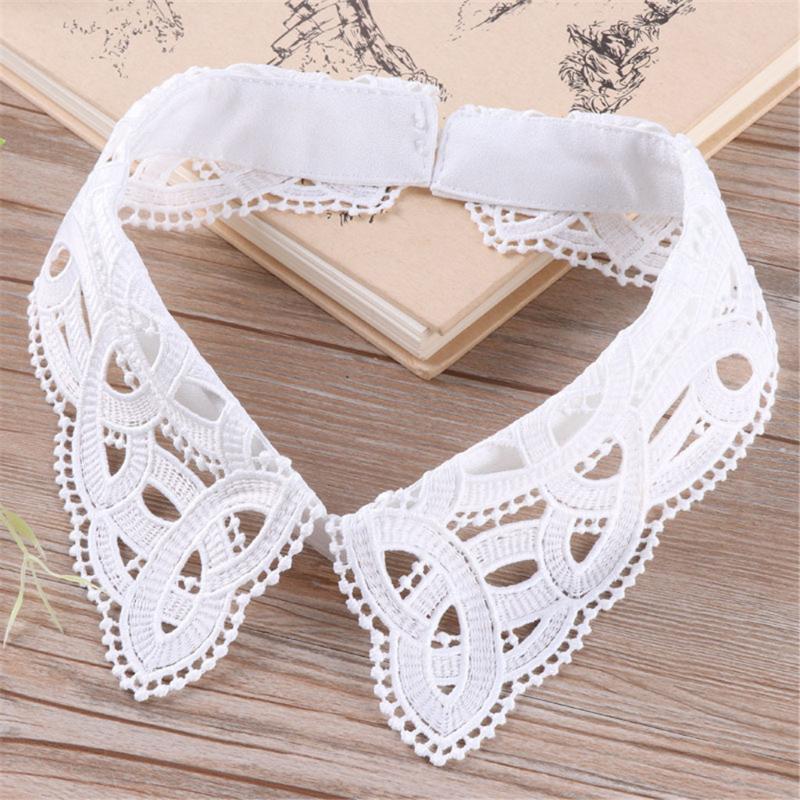 

Sewing Lace Applique Neckline Exquisite Decoration Handmade Trim Embroidery Fabric Accessories Lace Collar Hot Sale #YJ