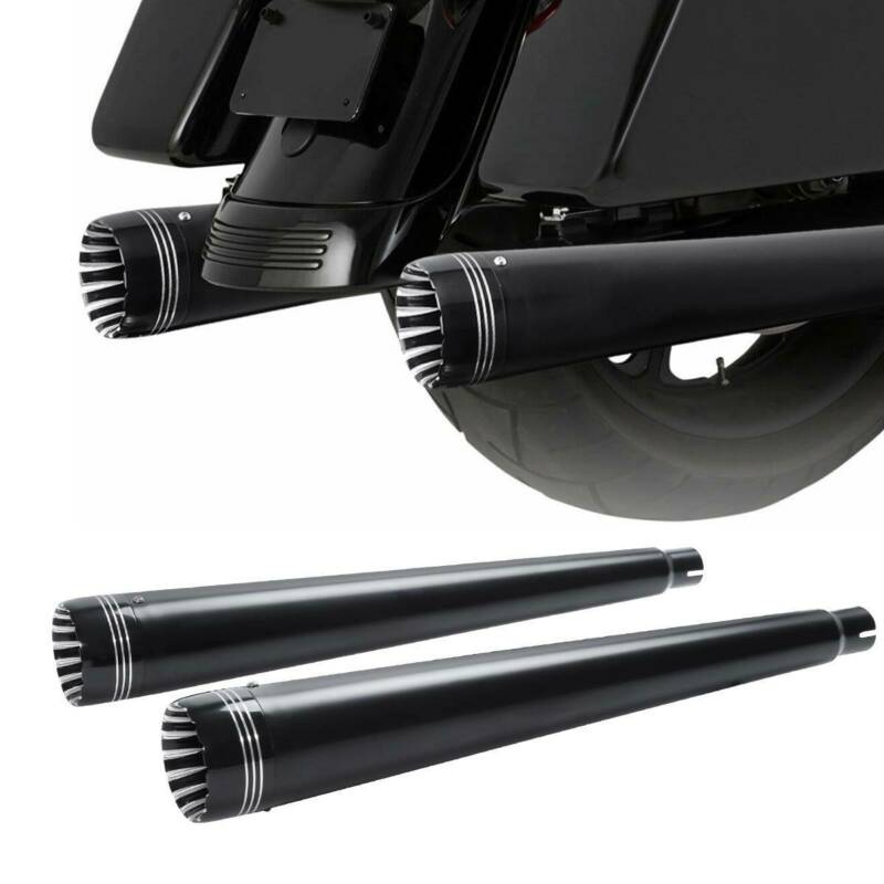 Motorcycle 4'' Megaphone Slip on Dual Exhaust Pipe For Touring Model Road Electra Glide Road King 1995-2020
Motorcycle 4'' Megaphone Slip on Dual Exhaust Pipe For Touring Model Road Electra Glide Road King 1995-2020