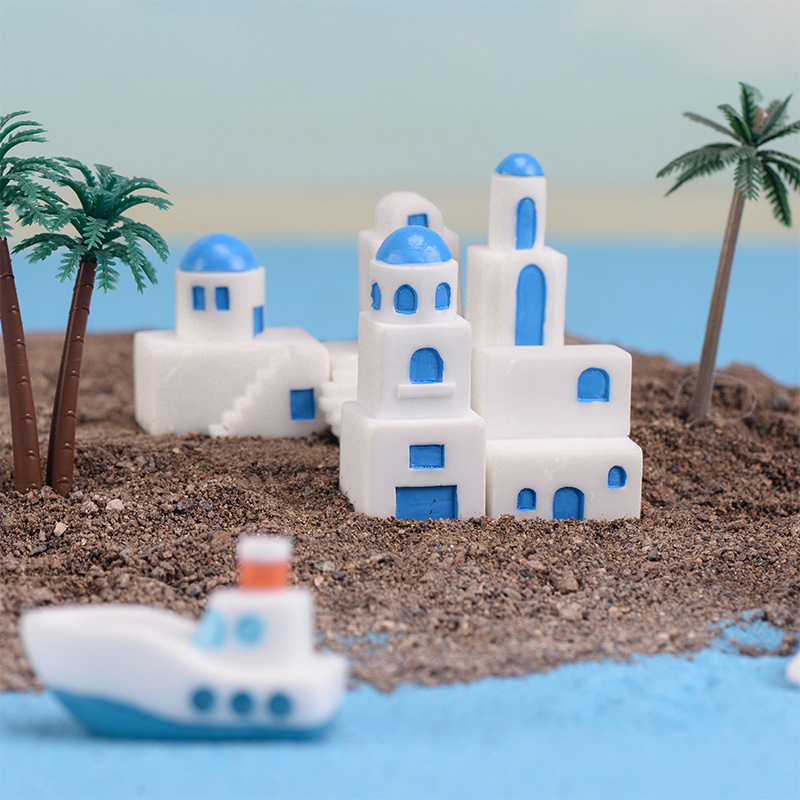 5pc Mini House Mediterranean Architecture Model Figurine Decor Miniature Craft Ornament Garden Fairy Decoration DIY Accessories
5pc Mini House Mediterranean Architecture Model Figurine Decor Miniature Craft Ornament Garden Fairy Decoration DIY Accessories