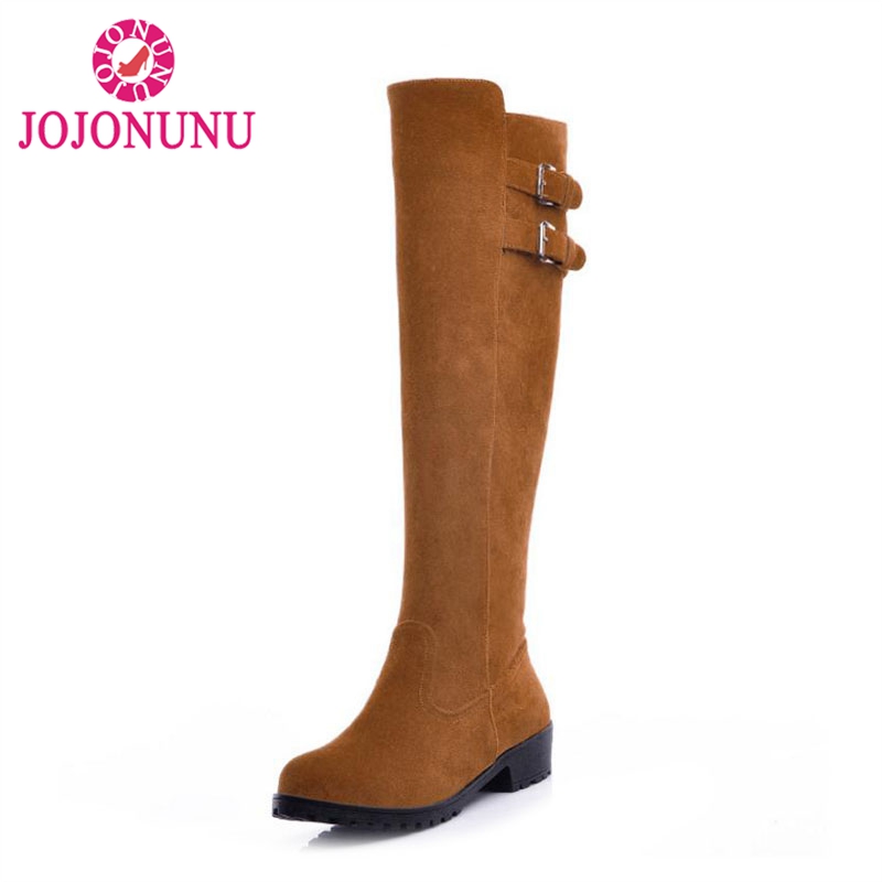 FITWEE 4 Color Women Knee High Boots Winter Buckle Warm Fur Shoes Woman Round Toe Flats Boots Fashion Long Boot Size 34-43, Black
FITWEE 4 Color Women Knee High Boots Winter Buckle Warm Fur Shoes Woman Round Toe Flats Boots Fashion Long Boot Size 34-43, Black