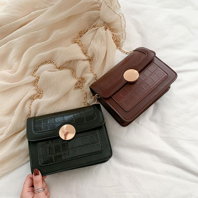 Fashion Pu Leather Women's Handbags Vintage Flap Crossbody Bags Small Shoulder Messenger Bag Design Casual Chain Bag for Women, Black
Fashion Pu Leather Women's Handbags Vintage Flap Crossbody Bags Small Shoulder Messenger Bag Design Casual Chain Bag for Women, Black