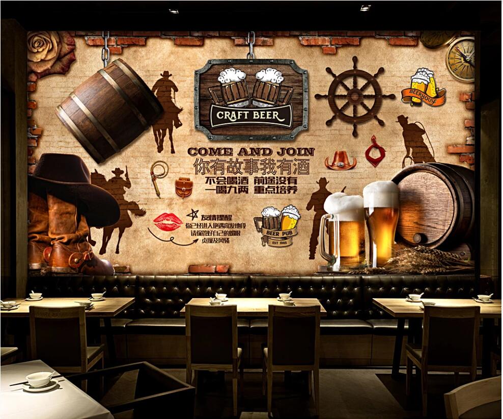 Wall paper 3d custom photo mural Retro Brick Wall Cowboy Bar TV background wall Home interior decor living room wallpaper for walls 3 d, Non-woven fabric
Wall paper 3d custom photo mural Retro Brick Wall Cowboy Bar TV background wall Home interior decor living room wallpaper for walls 3 d, Non-woven fabric