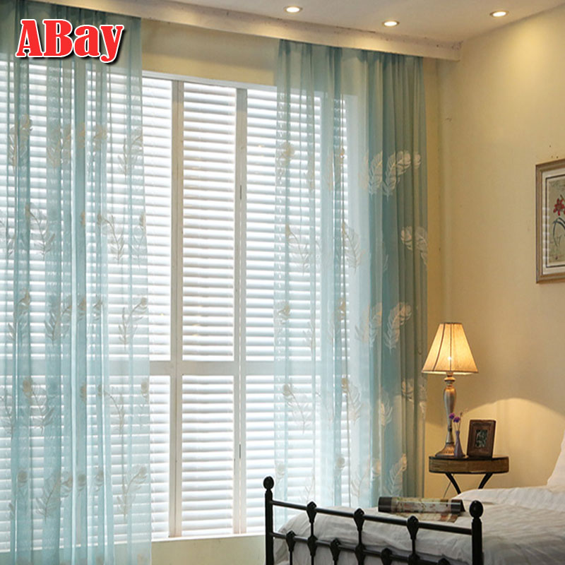 Embroidery Sheer Curtains In The Living Room for Window Home Decoration Modern Curtains for Bedroom Tulle Leaves Voile Drapes, Blue sheer curtains
Embroidery Sheer Curtains In The Living Room for Window Home Decoration Modern Curtains for Bedroom Tulle Leaves Voile Drapes, Blue sheer curtains