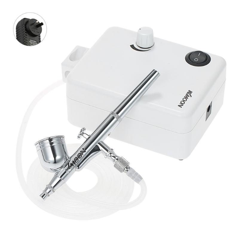 KKmoon Dual-Action 0.3mm Airbrush Multi-purpose Air Compressor Set Gravity Feed Air Brush Kit Used By General Model Enthusiasts
KKmoon Dual-Action 0.3mm Airbrush Multi-purpose Air Compressor Set Gravity Feed Air Brush Kit Used By General Model Enthusiasts