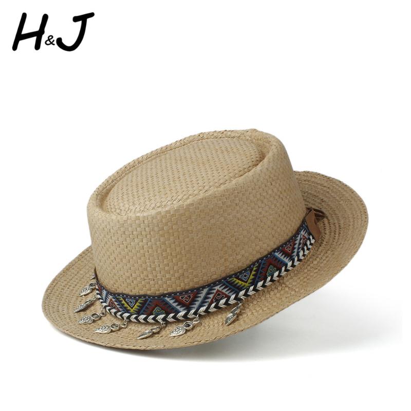 Fashion Women Men Riffia Straw Sun Hat Summer Pork Pie Hat Sunbonnet Lady Flat Boater Beach Panama Sunhat Size 57-60CM, Light straw
Fashion Women Men Riffia Straw Sun Hat Summer Pork Pie Hat Sunbonnet Lady Flat Boater Beach Panama Sunhat Size 57-60CM, Light straw