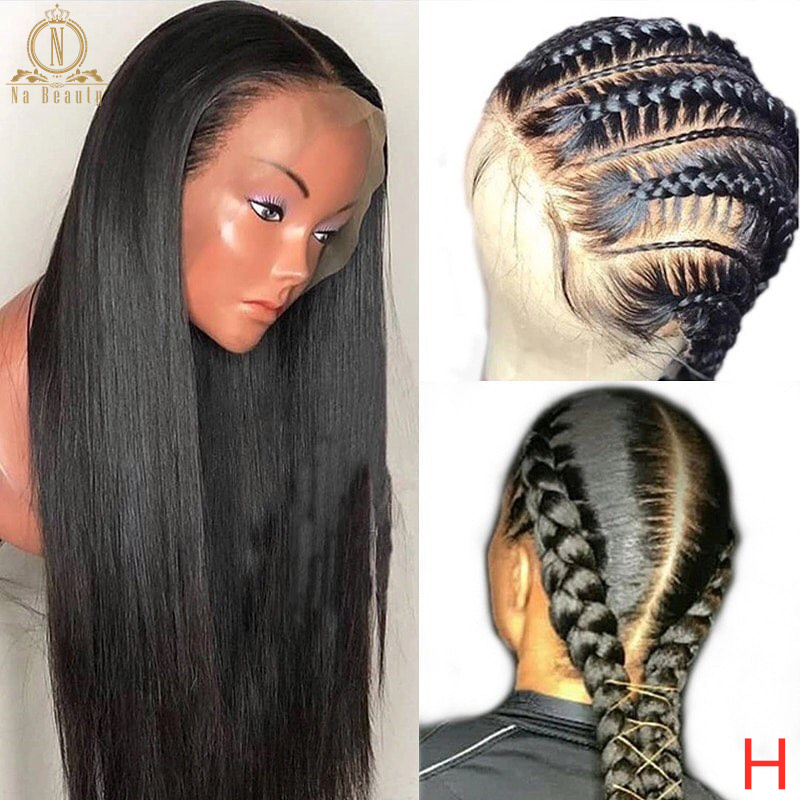 180 Density Pre Plucked Full Lace Human Hair Wigs Baby Hair Glueless Full Lace Wig Human Hair Remy Black Straight Wigs For Women, Black;brown
180 Density Pre Plucked Full Lace Human Hair Wigs Baby Hair Glueless Full Lace Wig Human Hair Remy Black Straight Wigs For Women, Black;brown