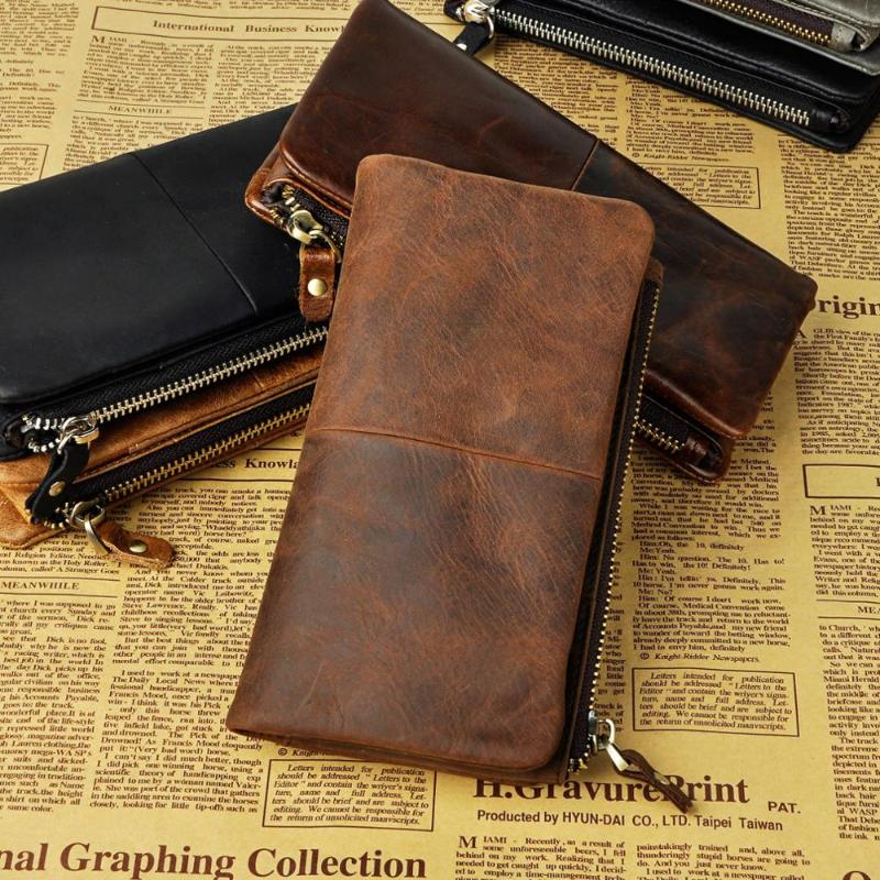 2020 Hot Sale Cattle Male Original leather Design Checkbook Snap Organizer Wallet Purse Clutch Handbag 1029, Black
2020 Hot Sale Cattle Male Original leather Design Checkbook Snap Organizer Wallet Purse Clutch Handbag 1029, Black
