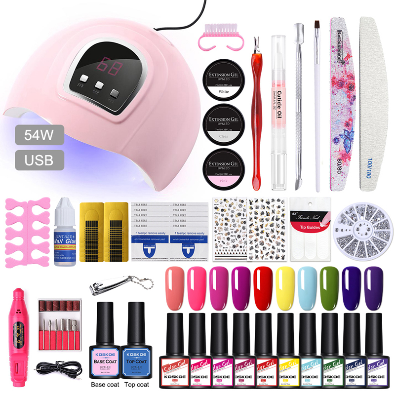 KOSKOE Gel Nail Polish Set With Nail Lamp Acrylic Kit Polish Kit Art Tools Tool Set for Art Design
KOSKOE Gel Nail Polish Set With Nail Lamp Acrylic Kit Polish Kit Art Tools Tool Set for Art Design