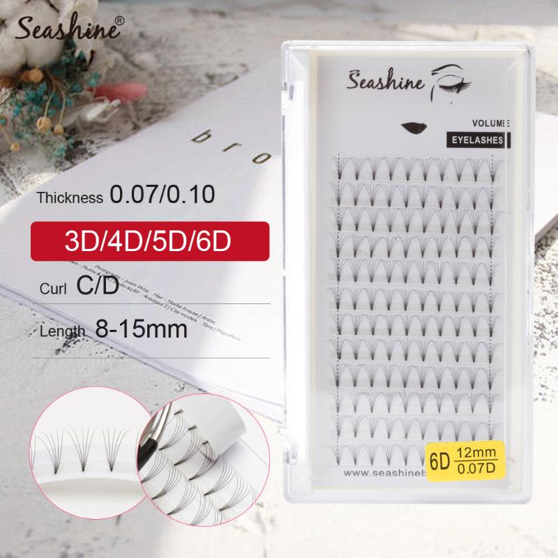 Seashine Pre Made Volume fans Eyelash Extension Premade Russian Volume Short Stem Heat Bonded Faux Mink individual Lashes
Seashine Pre Made Volume fans Eyelash Extension Premade Russian Volume Short Stem Heat Bonded Faux Mink individual Lashes
