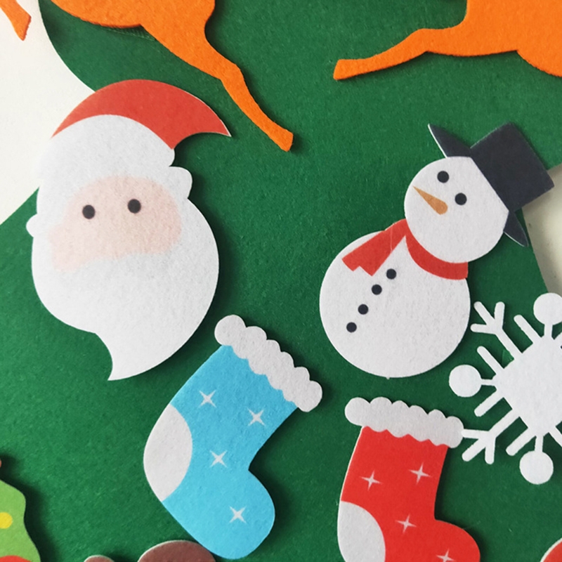 DIY Felt Christmas Tree Decoration Wall Hanging Ornaments Kids New Year Gifts 667B
DIY Felt Christmas Tree Decoration Wall Hanging Ornaments Kids New Year Gifts 667B