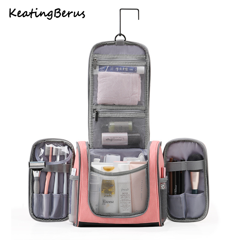 New Multifunctional Travel Cosmetic Storage Bag PU Waterproof Cosmetic Bag for Hanging Cosmetics, Aqua blue
New Multifunctional Travel Cosmetic Storage Bag PU Waterproof Cosmetic Bag for Hanging Cosmetics, Aqua blue