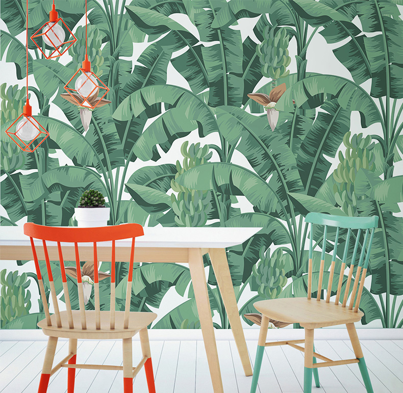 Bacaz Painting 3d Banana Leaf Wallpaper Mural for Dinning Room Office Sofa Background 3d Photo Mural Wall paper Leaf Sticker, Non-woven paper
Bacaz Painting 3d Banana Leaf Wallpaper Mural for Dinning Room Office Sofa Background 3d Photo Mural Wall paper Leaf Sticker, Non-woven paper