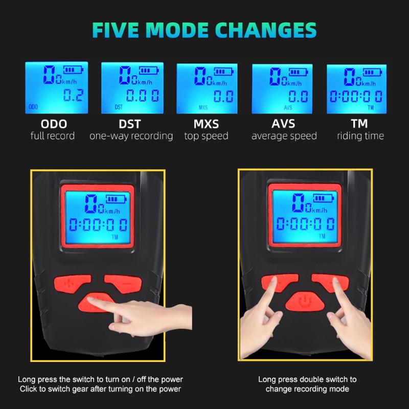 3 in 1 Bicycle Light USB Rechargeable Odometer Bike Front Light Bicycle Handlebar Cycling Head LCD Screen
3 in 1 Bicycle Light USB Rechargeable Odometer Bike Front Light Bicycle Handlebar Cycling Head LCD Screen
