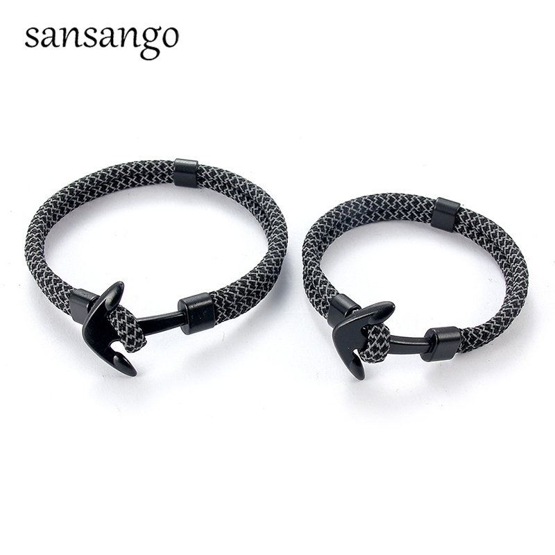 2pcs Big/Small Size Couple Bracelets Alloy Black Anchor Multi-color Braided Polyester Rope Bracelets&Bangle For Lover Jewelry
2pcs Big/Small Size Couple Bracelets Alloy Black Anchor Multi-color Braided Polyester Rope Bracelets&Bangle For Lover Jewelry