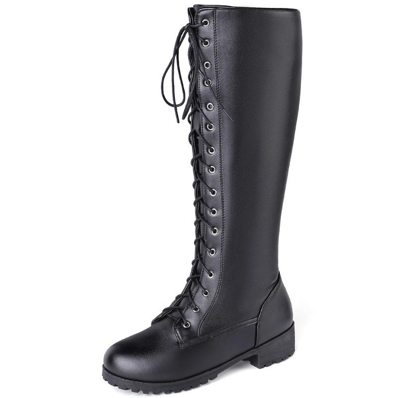 RIBETRINI Women Fashion Round Toe Lace Up Mid Calf Shoes Women Winter Solid Deisgner Casual Boots Platform Boots, Beige
RIBETRINI Women Fashion Round Toe Lace Up Mid Calf Shoes Women Winter Solid Deisgner Casual Boots Platform Boots, Beige