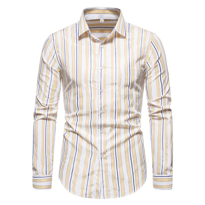 Casual Men's Shirt Fashion Spring SummerCotton Long Sleeve Striped Slim Fit Stand Collar Dress Shirts Camisa, Pink
Casual Men's Shirt Fashion Spring SummerCotton Long Sleeve Striped Slim Fit Stand Collar Dress Shirts Camisa, Pink
