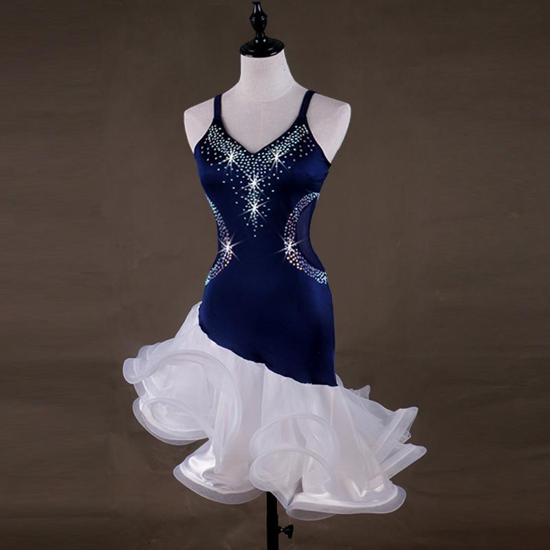 Custom Latin Dress Women Rhinestone Salsa Samba Rumba Competition Dress Cha Cha Tango Performance Dancing Wear, As photo
Custom Latin Dress Women Rhinestone Salsa Samba Rumba Competition Dress Cha Cha Tango Performance Dancing Wear, As photo