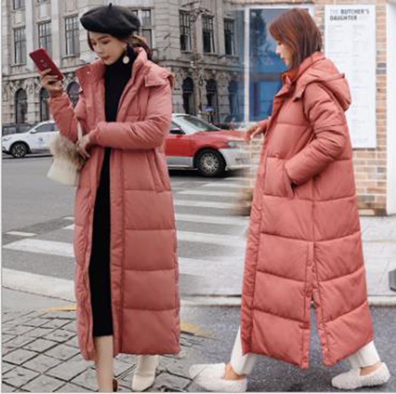 Wholesale winter new style women's slit and long hooded thickened winter jacket, Khaki
Wholesale winter new style women's slit and long hooded thickened winter jacket, Khaki