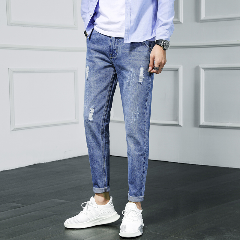 jeans for mens slim fit pants classic jeans male denim Designer Trousers Casual skinny Straight Elasticity pants h816, Sky blue
jeans for mens slim fit pants classic jeans male denim Designer Trousers Casual skinny Straight Elasticity pants h816, Sky blue