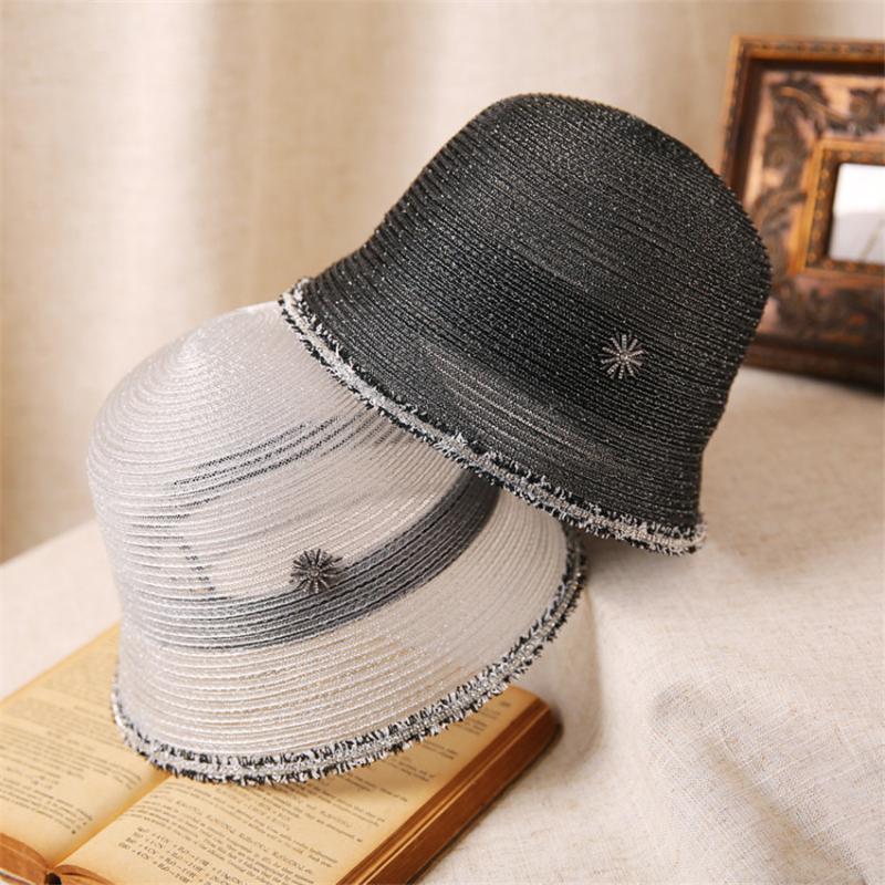Summer Hollow Out Mesh Hat 2020 High Quality Designer Elegant Hat For Women Diamond Bucket Hats Panama Mujer, Style 2 black
Summer Hollow Out Mesh Hat 2020 High Quality Designer Elegant Hat For Women Diamond Bucket Hats Panama Mujer, Style 2 black