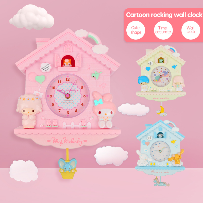 Cartoon Wall Clock Modern Design My Melody Swing Silent Bedroom Liveroom Quartz Wall Clock For Children's Room Decor
Cartoon Wall Clock Modern Design My Melody Swing Silent Bedroom Liveroom Quartz Wall Clock For Children's Room Decor