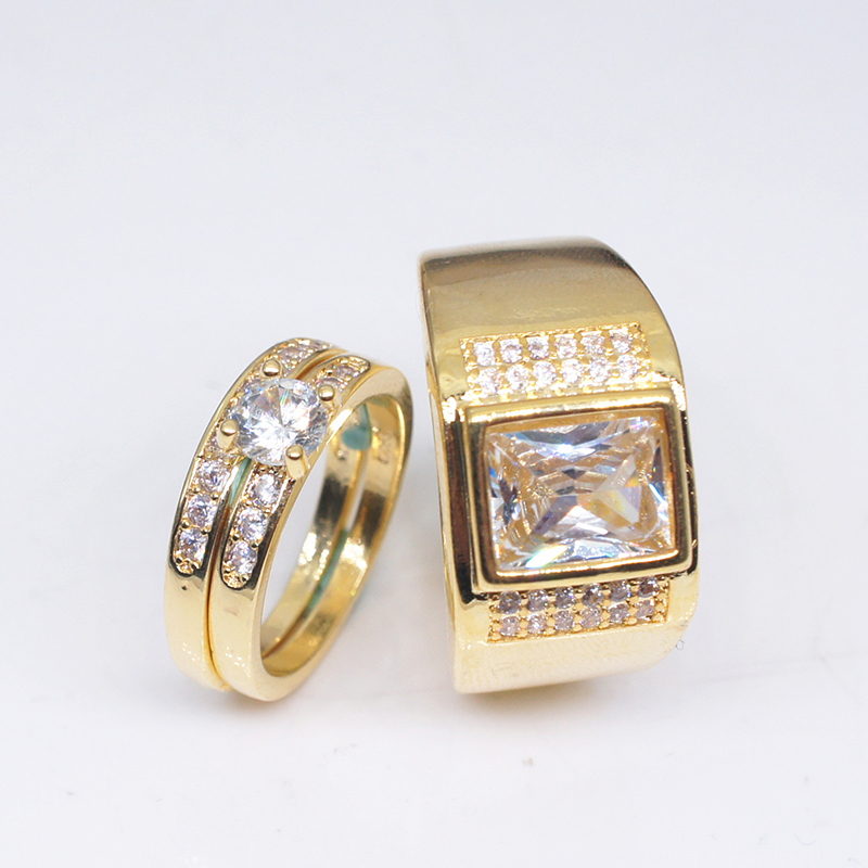 2020 New Classic Lovers Wedding Rings Set For Women Men Fashion Female Male Gold Jewelry Engagement Party Accessories Gifts
2020 New Classic Lovers Wedding Rings Set For Women Men Fashion Female Male Gold Jewelry Engagement Party Accessories Gifts