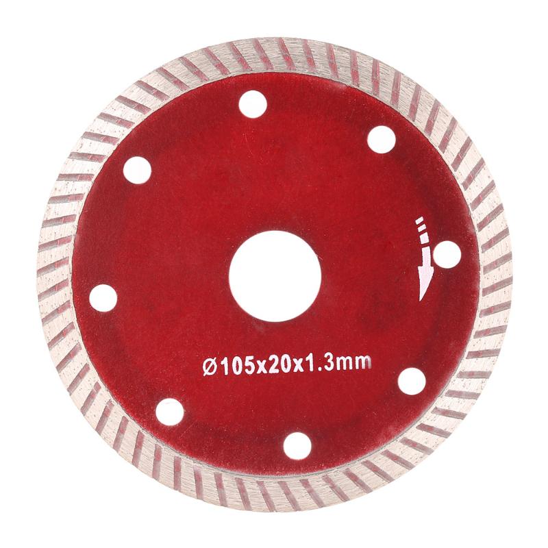 105*1.0*20mm Diamond Cutting Disc Saw Bit Continuous Diamond Blade with 8 Cooling Holes 20mm Inner Diameter Ceramic Incising
105*1.0*20mm Diamond Cutting Disc Saw Bit Continuous Diamond Blade with 8 Cooling Holes 20mm Inner Diameter Ceramic Incising