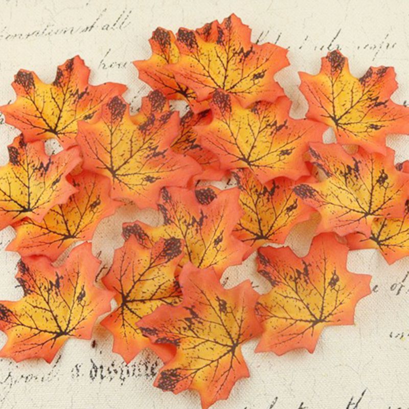 Artificial Simulation Decorative Silk Fake Fall Leaves For Home Wedding Party Decor 100Pcs, A5
Artificial Simulation Decorative Silk Fake Fall Leaves For Home Wedding Party Decor 100Pcs, A5